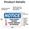 Signmission Safety Culture Sign, 24 in Width, Vinyl Decal, Rectangle OS-2PACK-NS-D-1824-L-16856 - alternate 2